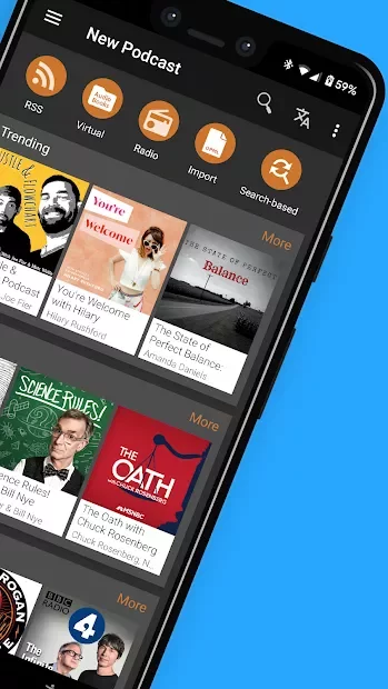Podcast & Radio Addict screenshot