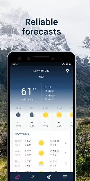 WeatherPro screenshot