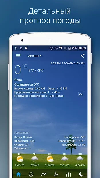 Прозрачные часы и погода Pro screenshot