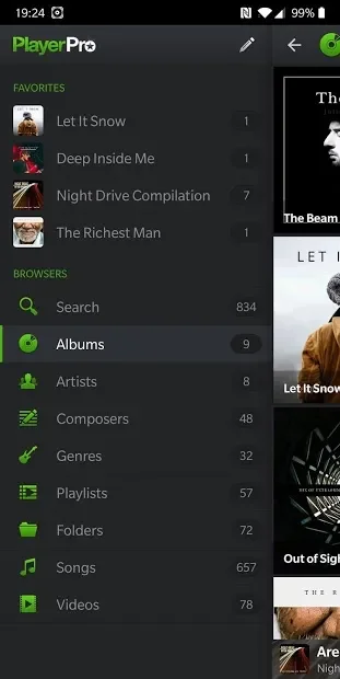 PlayerPro Music Player screenshot