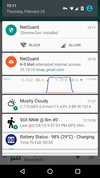 NetGuard - no-root firewall screenshot