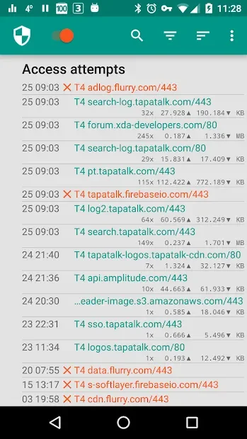 NetGuard - no-root firewall screenshot