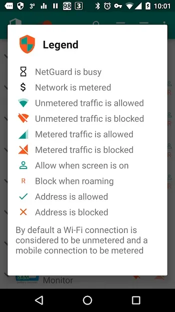 NetGuard - no-root firewall screenshot