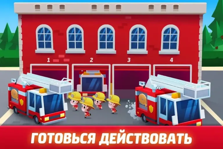 Idle FireFighter Tycoon - симулятор пожарный screenshot