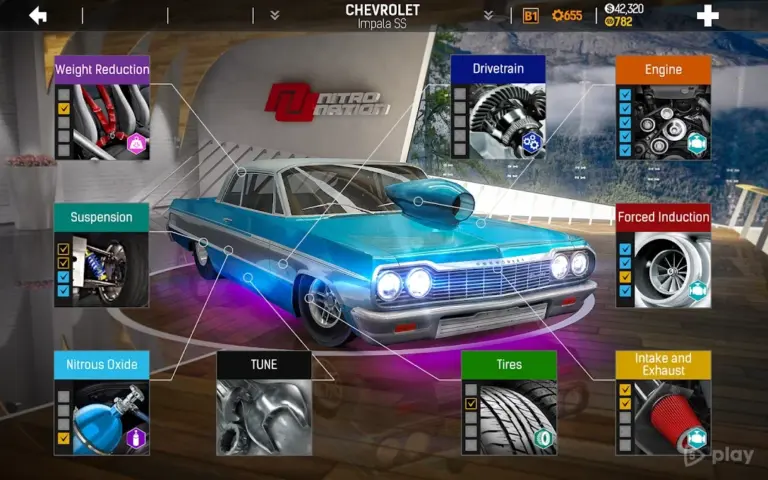 Nitro Nation: Гонки на машинах screenshot