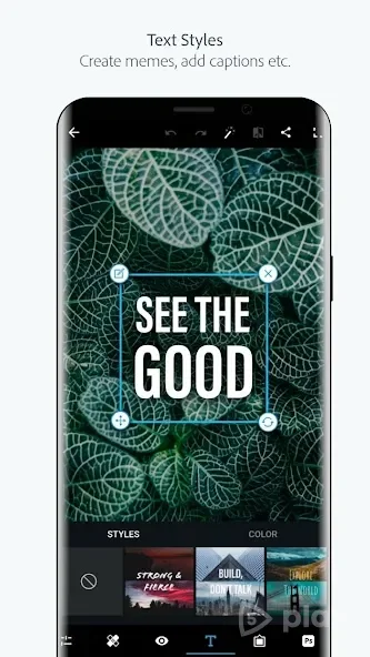 Adobe Photoshop Express: редактор фото и коллажей screenshot