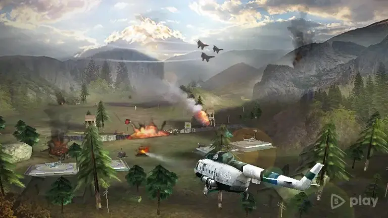 Вертолетная атака 3D screenshot