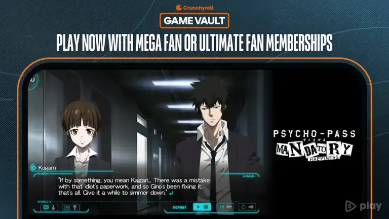 Crunchyroll: PSYCHO-PASS screenshot
