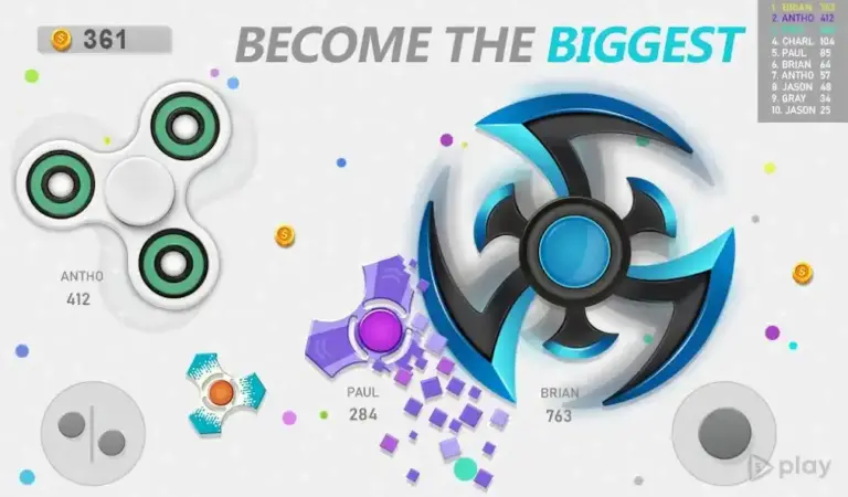Fidget Spinner .io Game screenshot