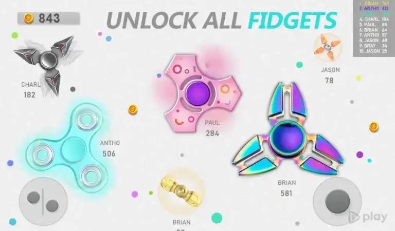 Fidget Spinner .io Game screenshot