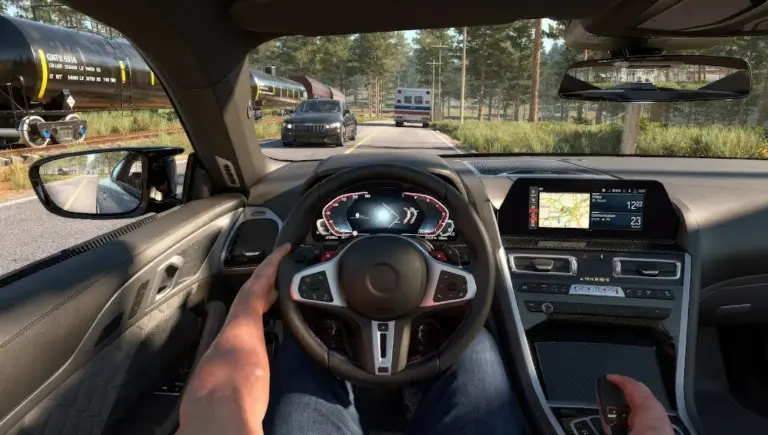 Симулятор вождения машины: EVO screenshot